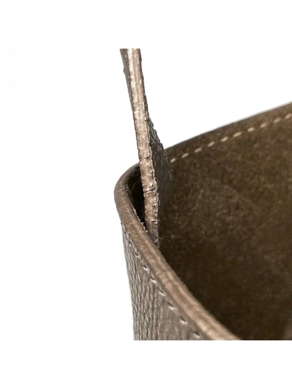 Celine Cabas Phantom Tote Leather Gray